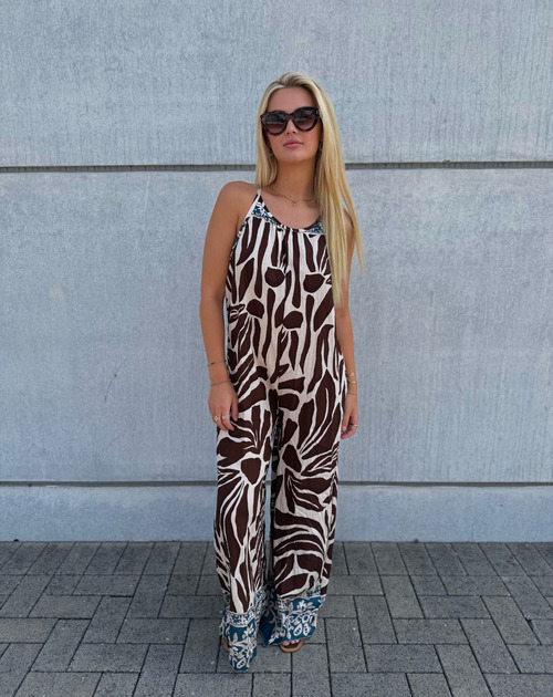 jumpsuit lang print - 2
