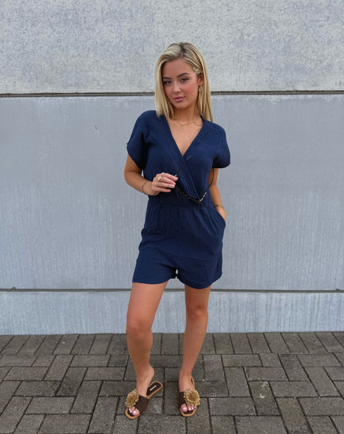 playsuit kort effen