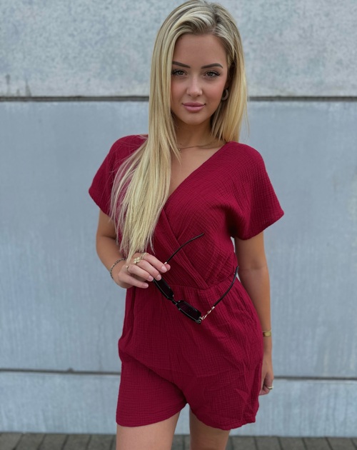 playsuit kort effen