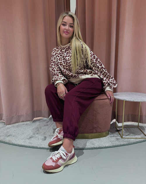 Sweater lange mouw animal print - 2