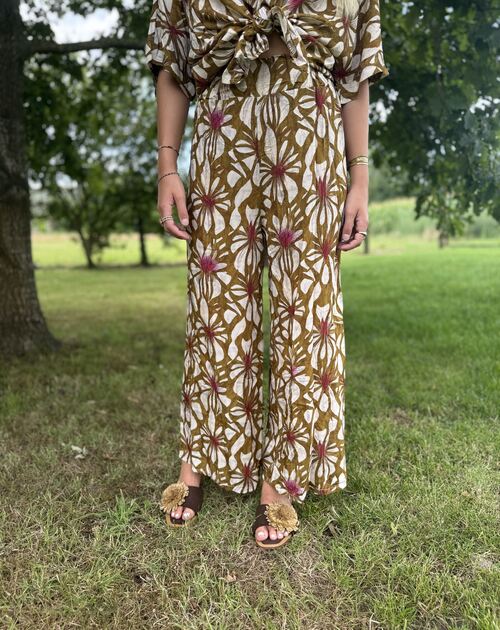 lange broek print