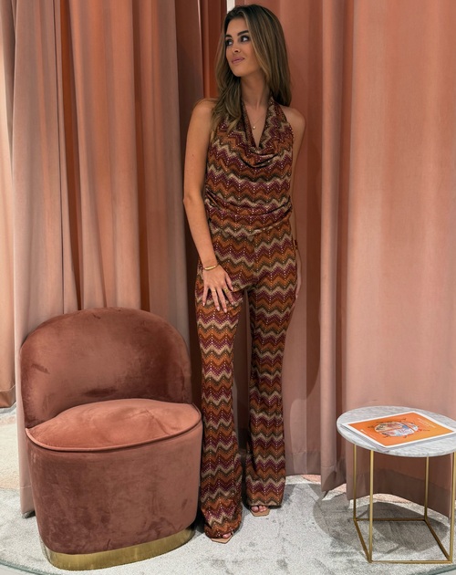 Haltertop missoni print - 2