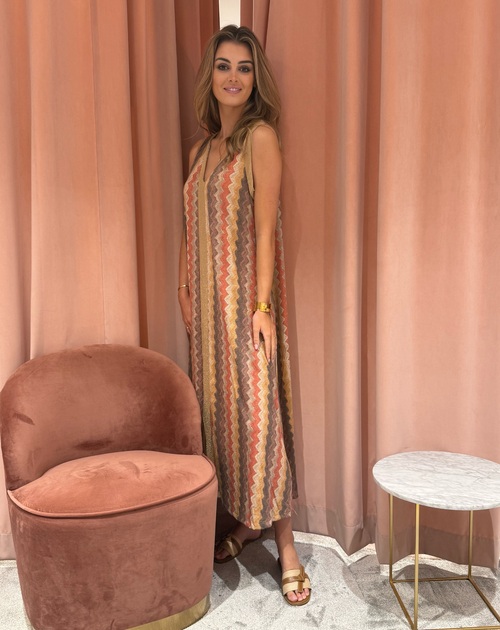 Jurk zonder mouw missoni print - 2