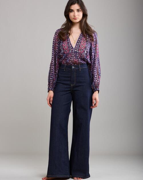 lange broek jeans superwide