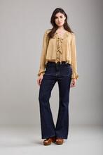 lange broek jeans contraststiksel