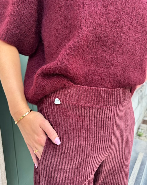Lange broek velours ribbel - 2