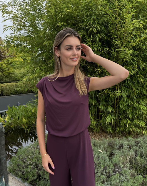 lange jumpsuit effen - 2