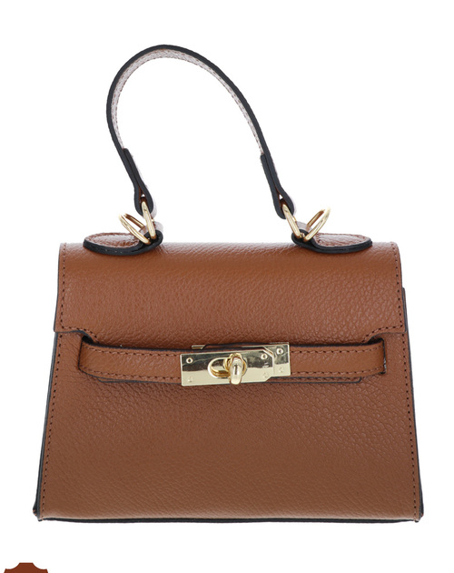 Handtas zwart leder