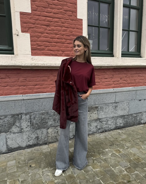 T-shirt korte mouw effen - 2