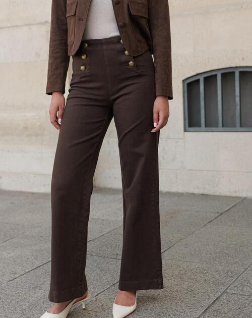 Lange broek dubbele knopenrij