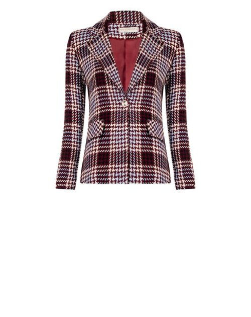 blazer geruit
