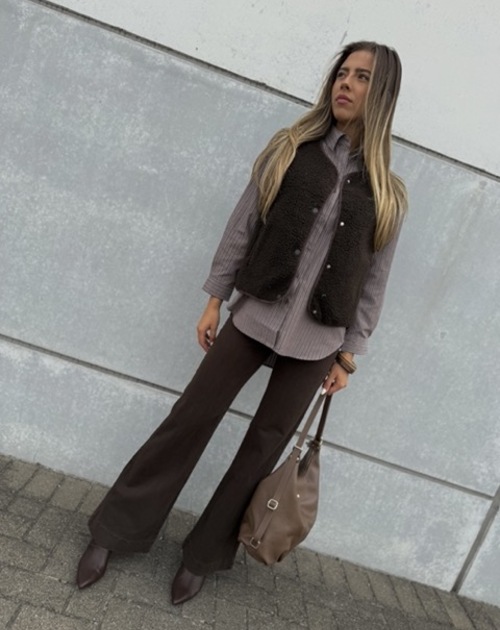 Flare jeans met zakken aan de voorkant - Elena