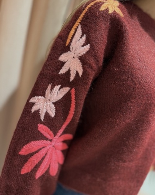 trui lange mouw met broderie - 2