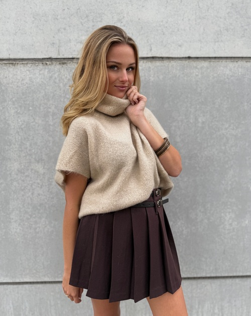 Gilet met knopen zonder mouwen - 2
