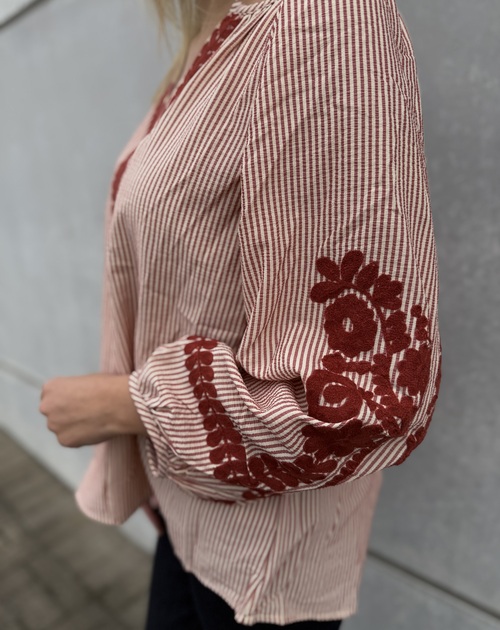 bloes lange mouw broderie - 2