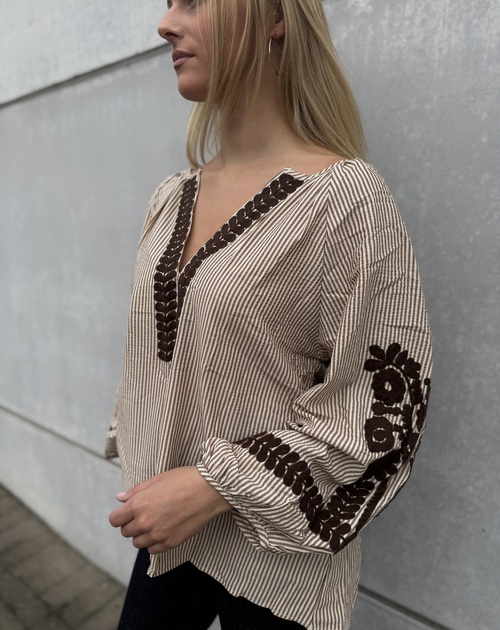 bloes lange mouw broderie - 2