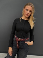 Bodyshirt met knoopjes