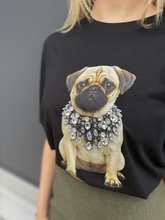 t-shirt korte mouw hond