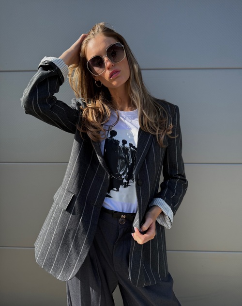 blazer gestreept