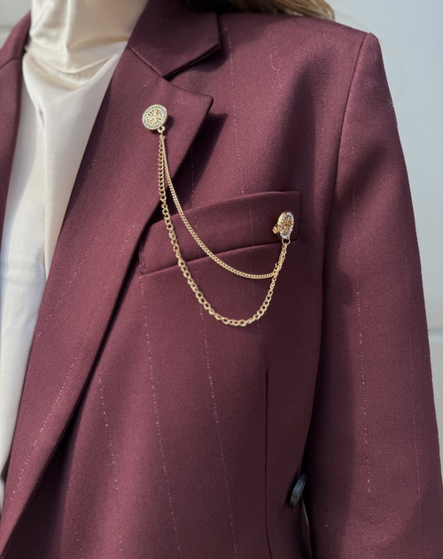 Blazer met fantasieketting - 2