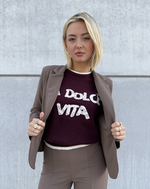 trui korte mouw dolce vita - 2