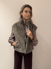 pelsje zonder mouwen faux fur