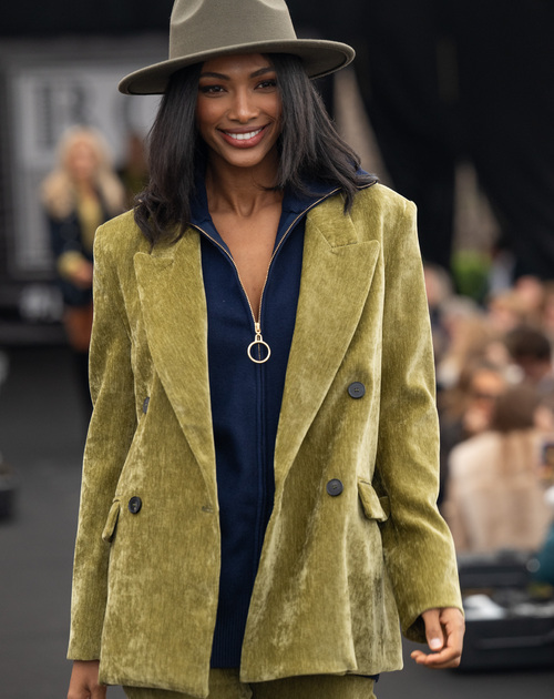 blazer velours groen