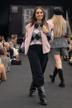 Broek velours zwart