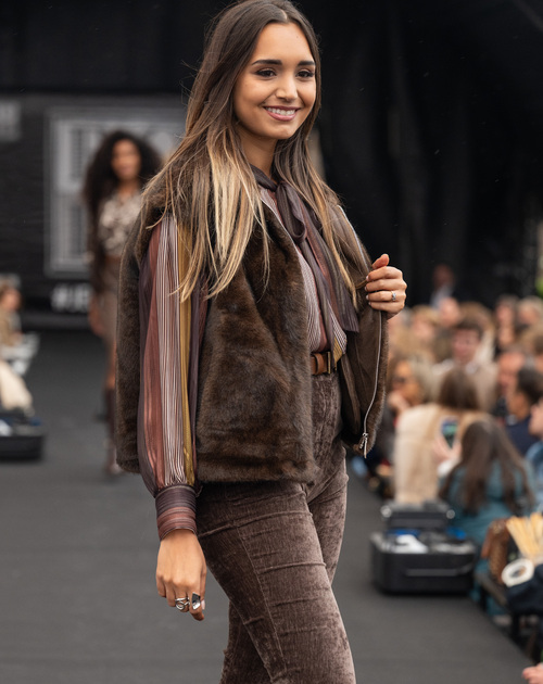 pelsje zonder mouwen faux fur
