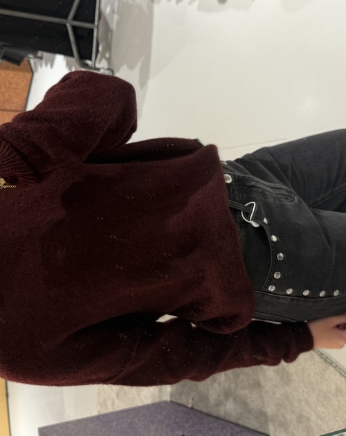 Lange broek wide met studs