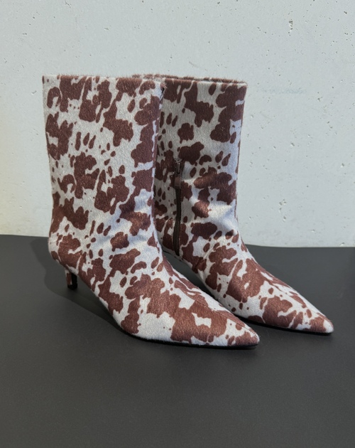 korte laars cowprint