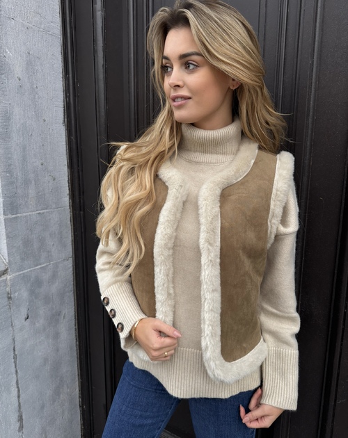 vestje zonder mouw omgekeerd schaap - 2